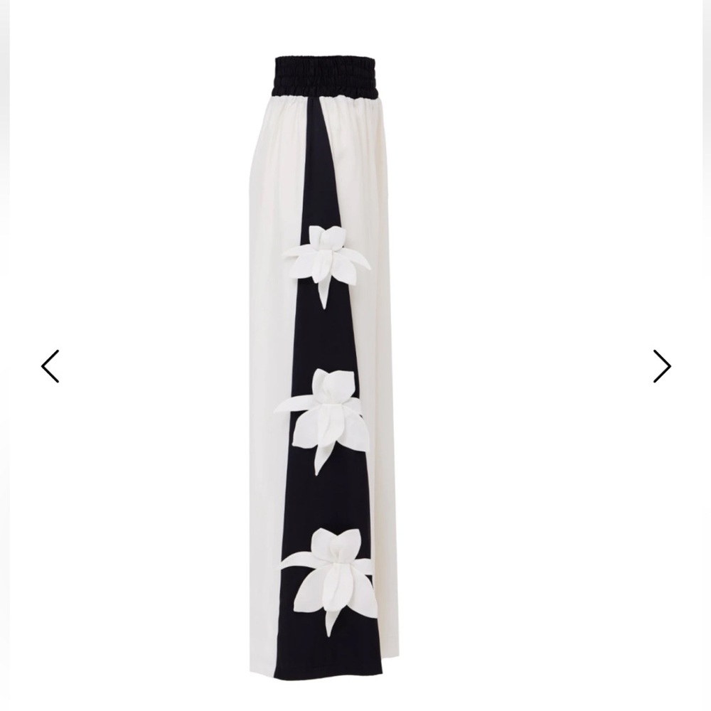 High waisted wide legged palazzo pant. Made in Moldova
Artisanal
Vegan - Picture 2 of 12